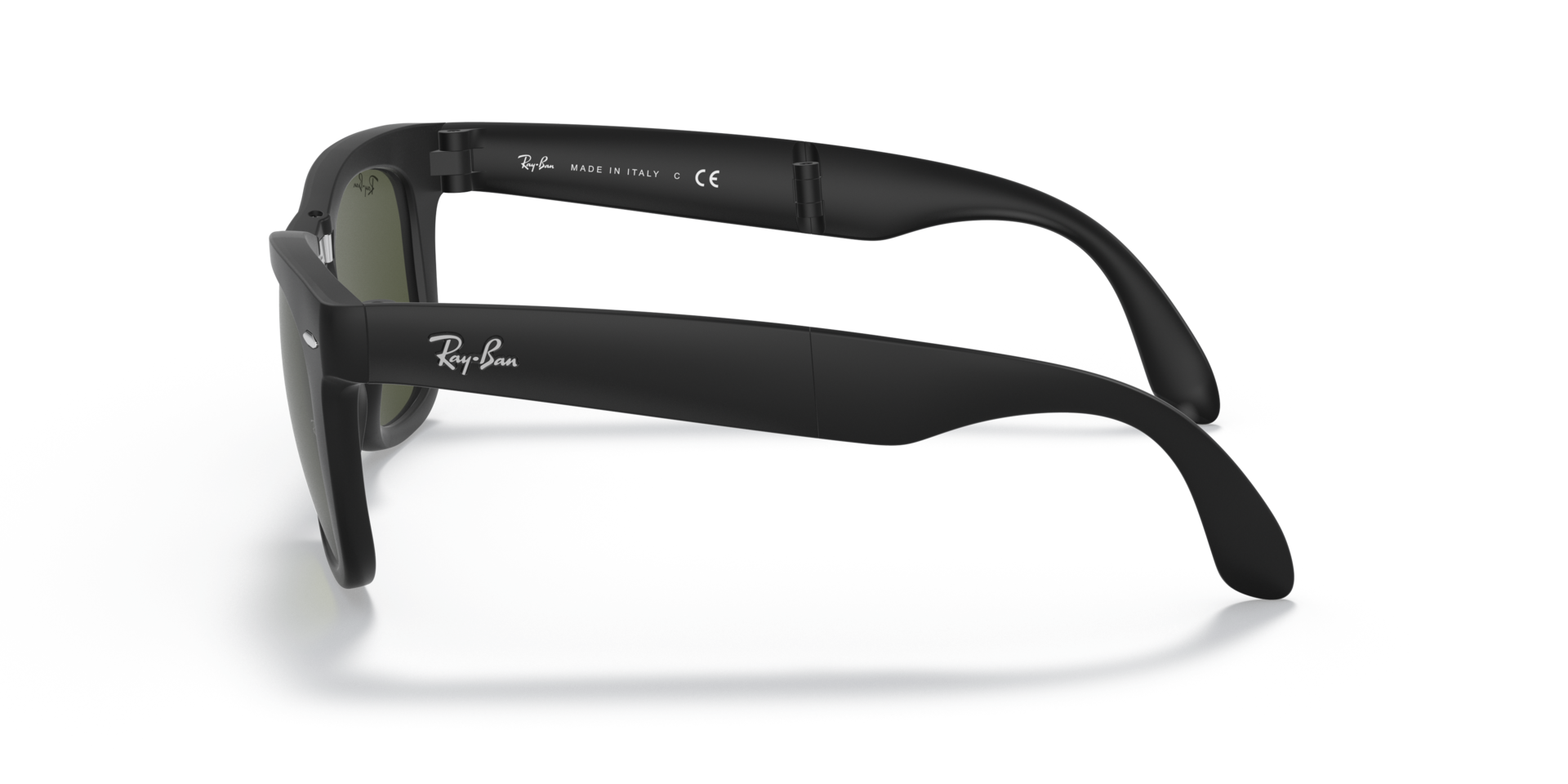 RB4105 Zwart KunststofSunglass Frames van B24, Zijaanzicht