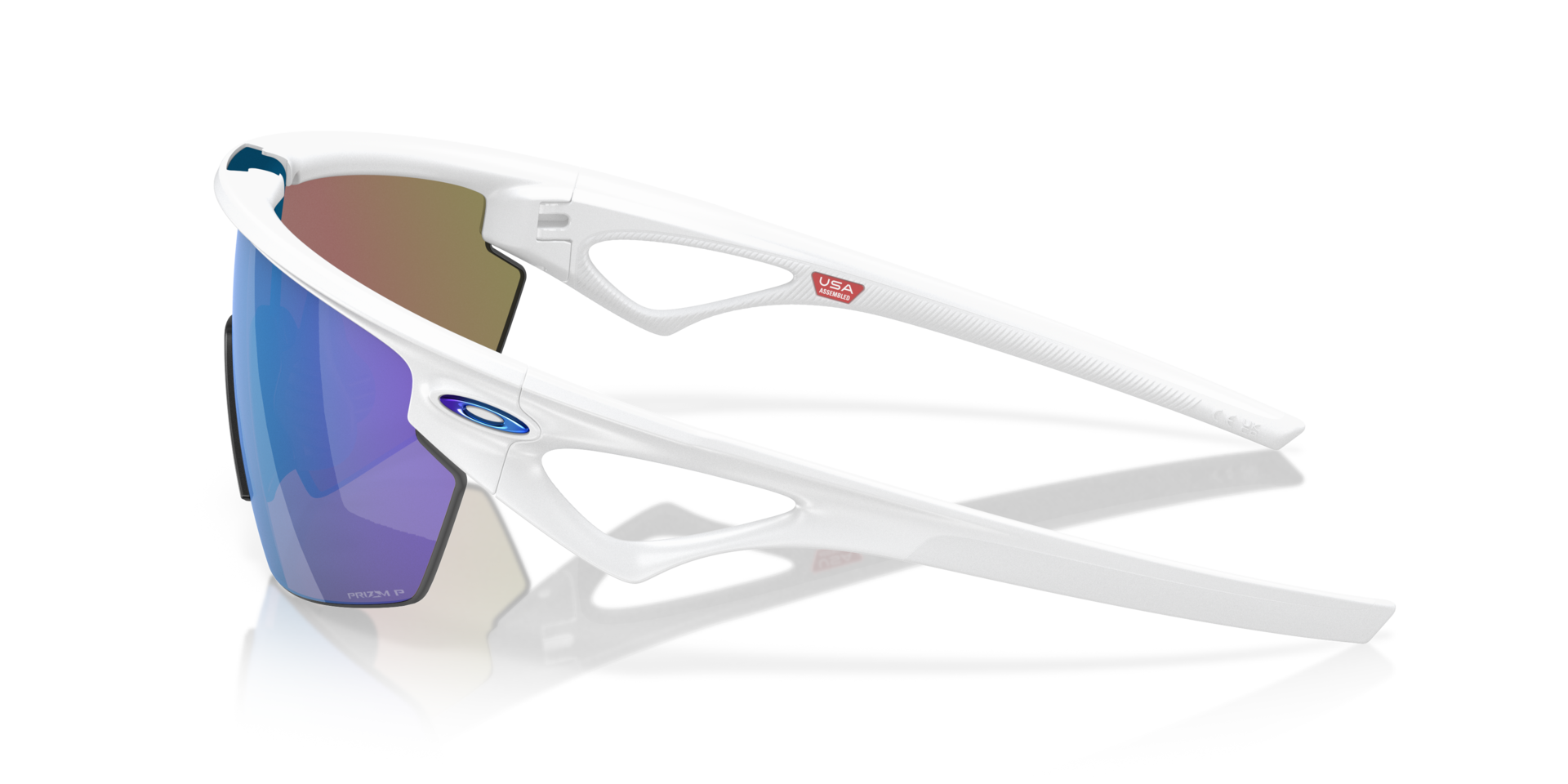 Sphaera™ Matwit KunststofSunglass Frames van B24, Zijaanzicht