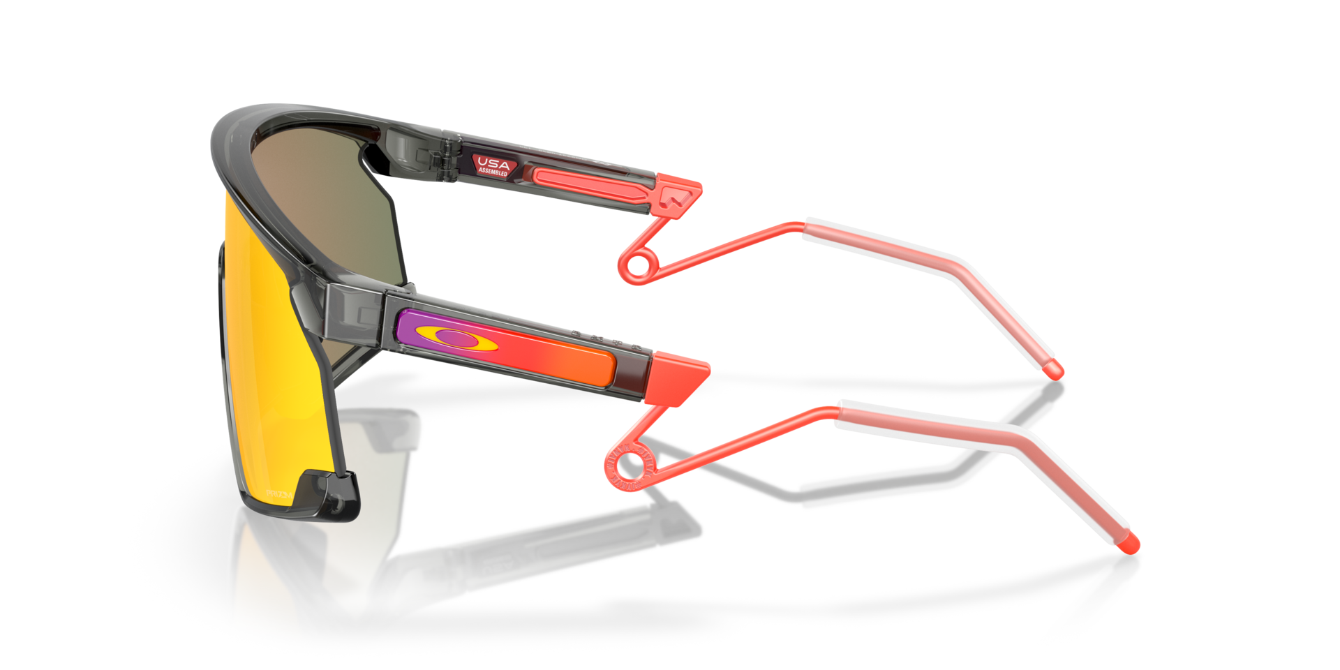BXTR Metal Grau Rauch KunststoffSunglass Frames von B24, Seitenansicht