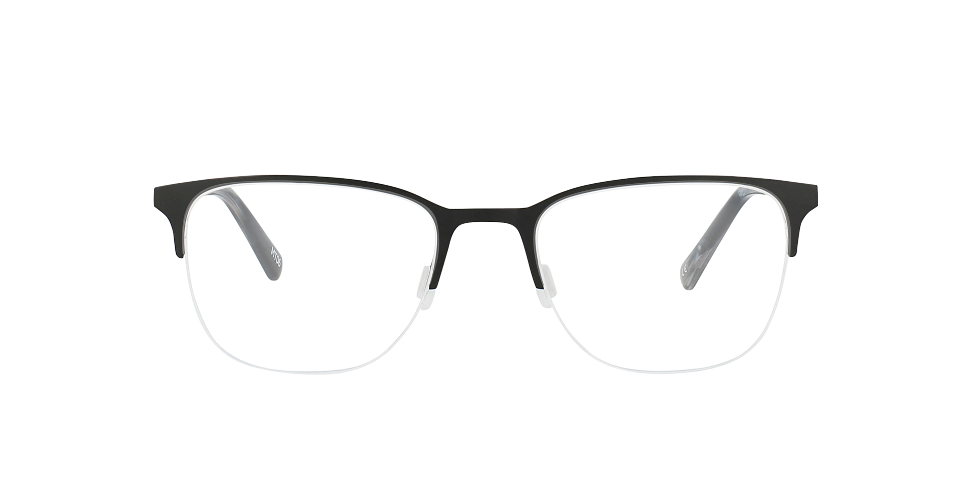 Arlo Black Metal MetallEyeglass Frames von B24, Vorderansicht