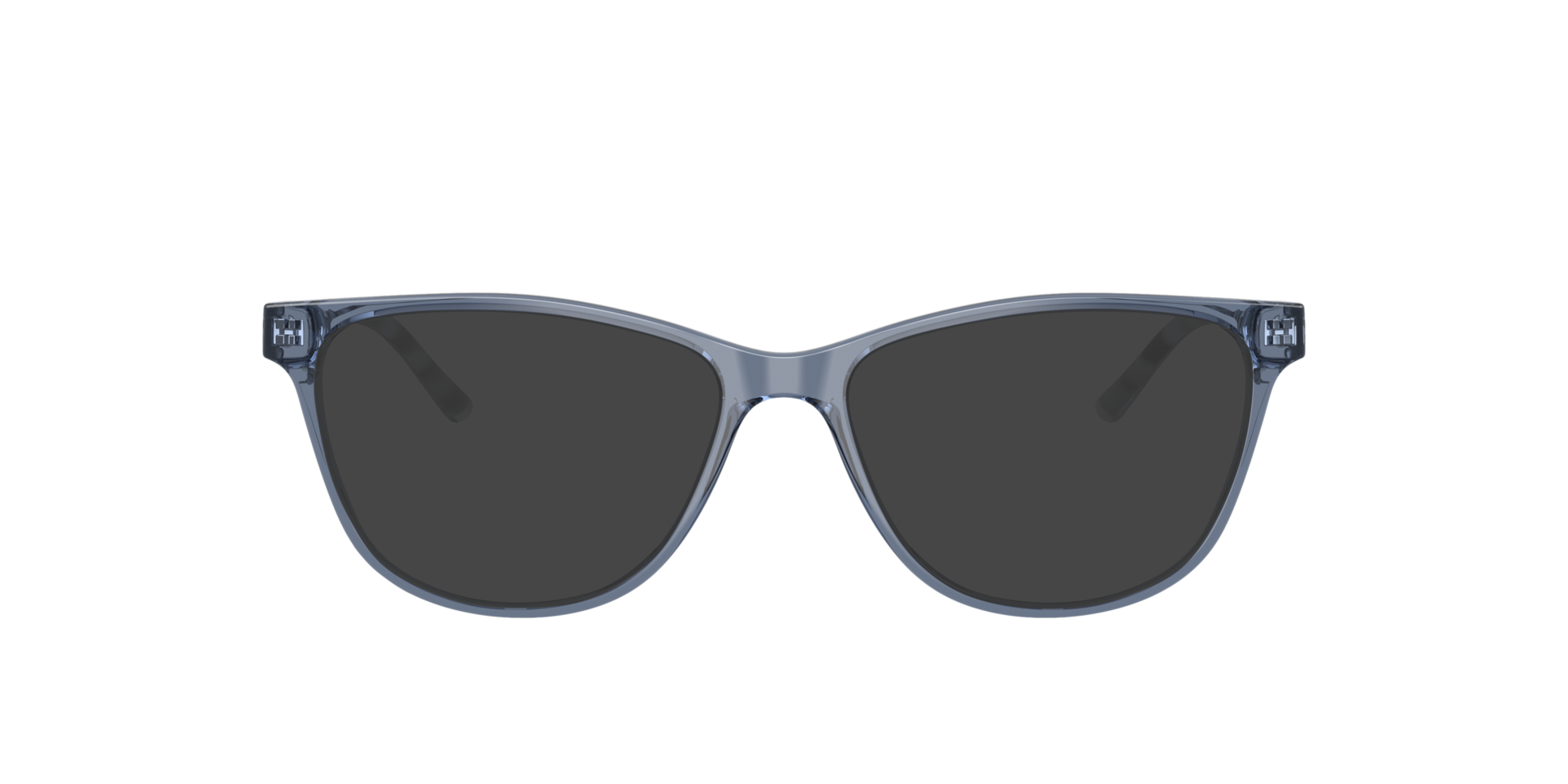 AX3047 Shiny Blue KunststofEyeglass Frames van B24, met getinte lenzen