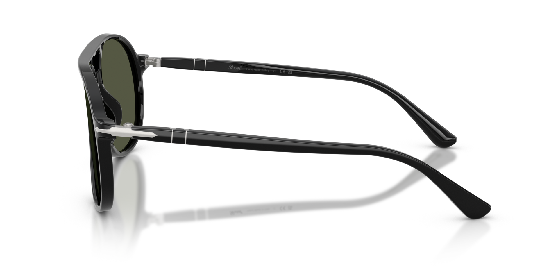 PO3403S Schwarz AcetatSunglass Frames von B24, Seitenansicht