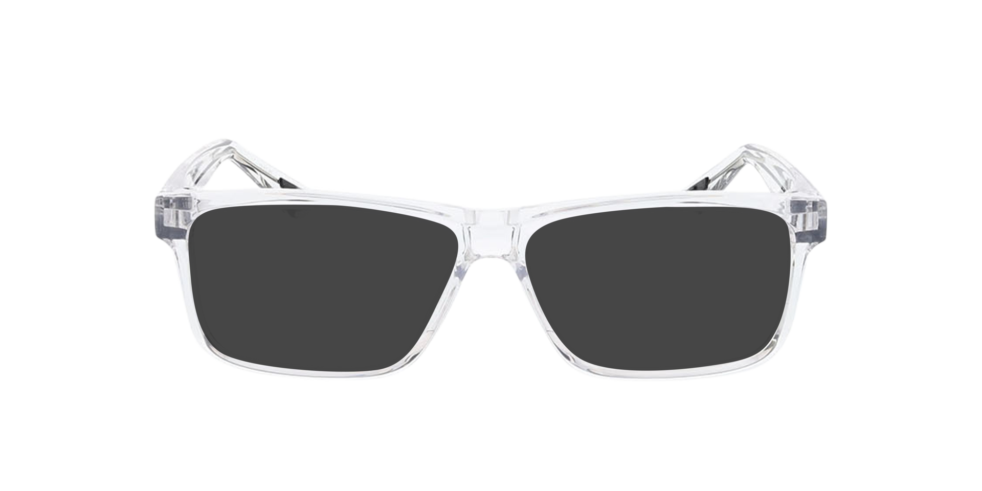 PU0444O Klar KunststoffEyeglass Frames von B24, mit getönten Gläsern