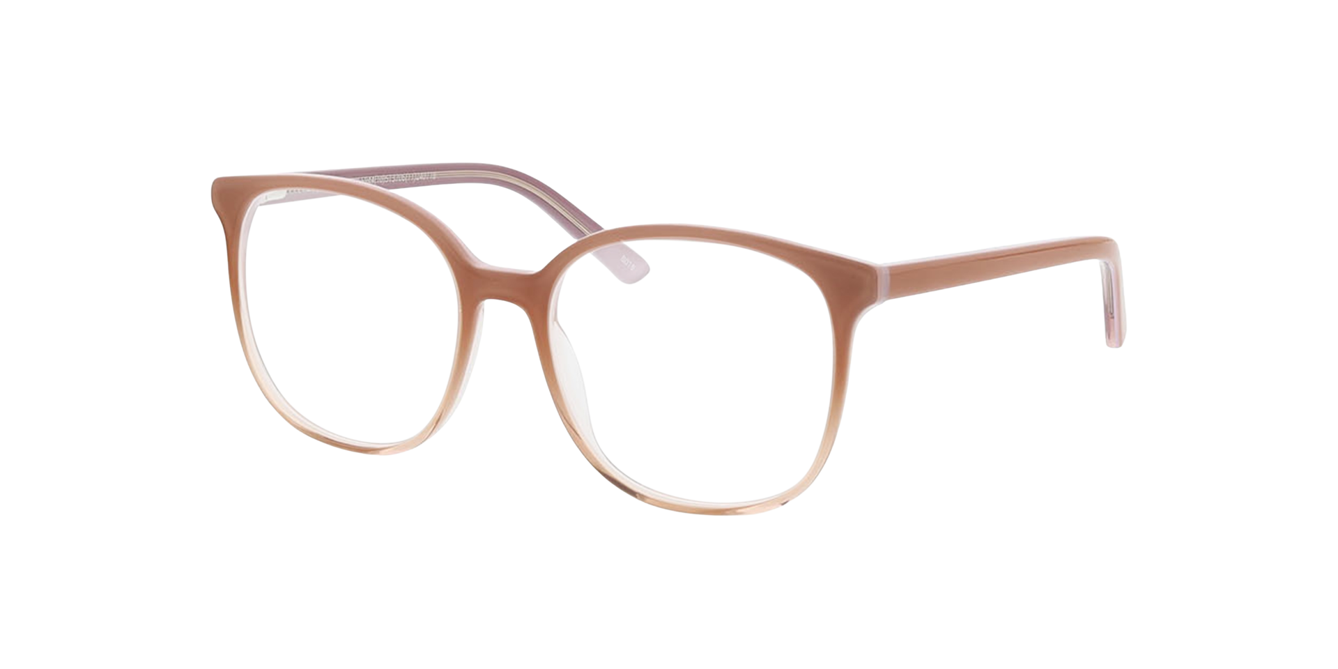 Mia Trilayer Gradient Pink AcetatEyeglass Frames von B24, Dreiviertelansicht
