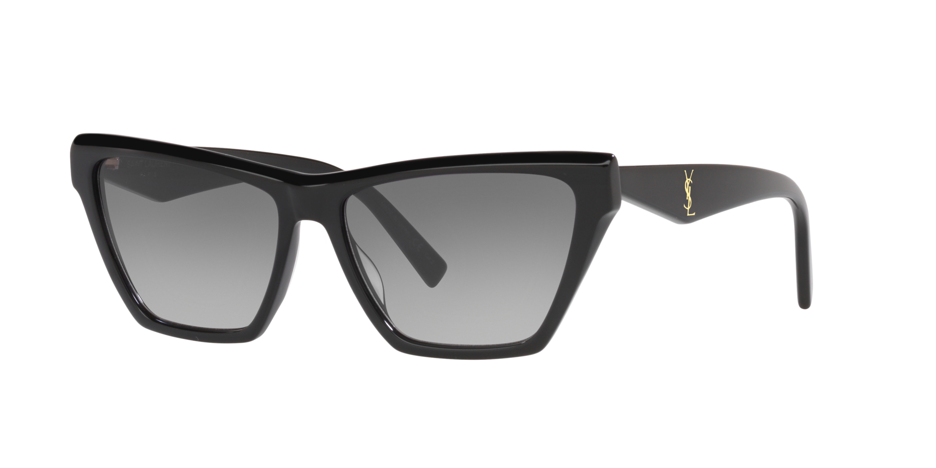 SL M103 Schwarz AcetatSunglass Frames von B24, Dreiviertelansicht
