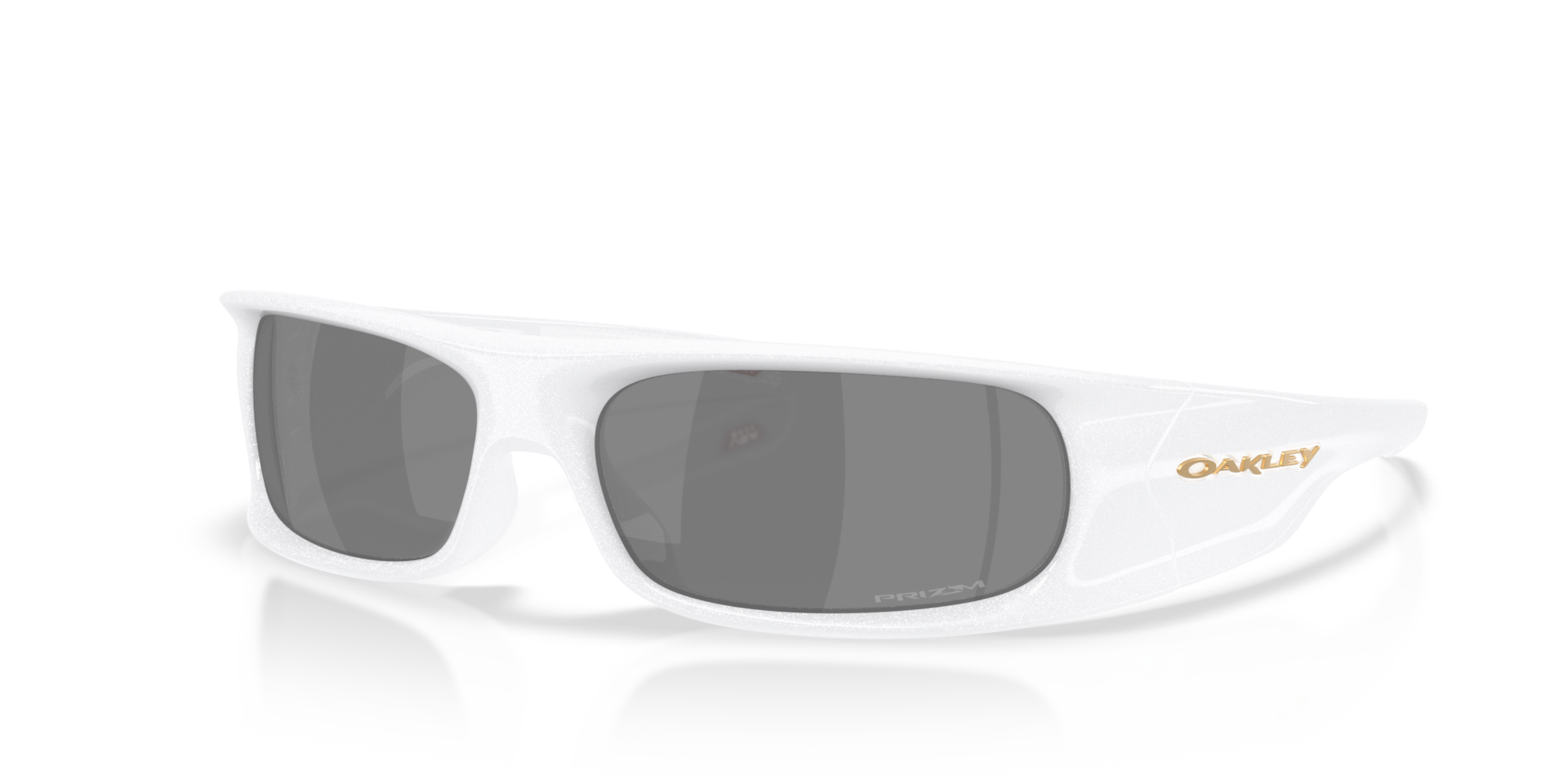 Highland Pearlized White KunststofSunglass Frames van B24, Hoekweergave