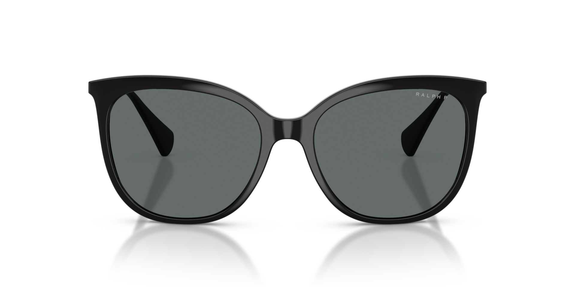 RA5248 Glanzend zwart KunststofSunglass Frames van B24, Vooraanzicht