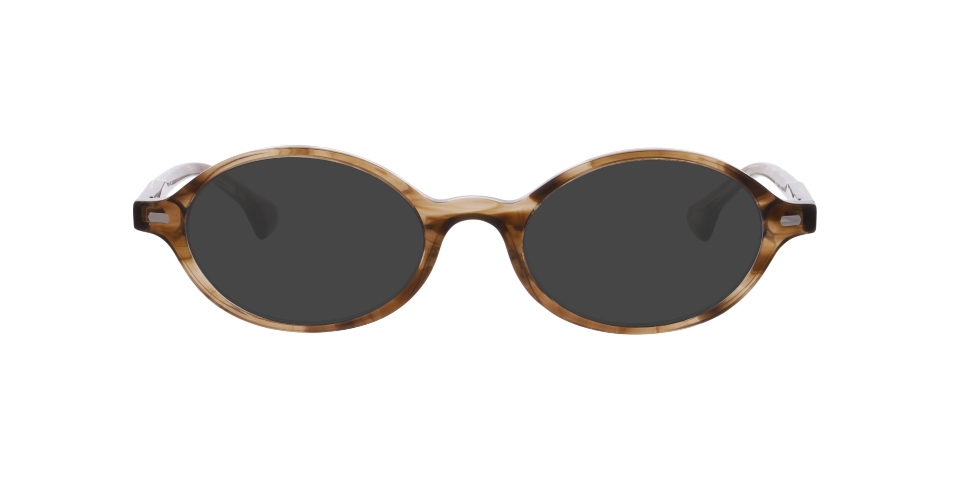 Nivos Crystal Horn Beige AcetaatEyeglass Frames van B24, met getinte lenzen
