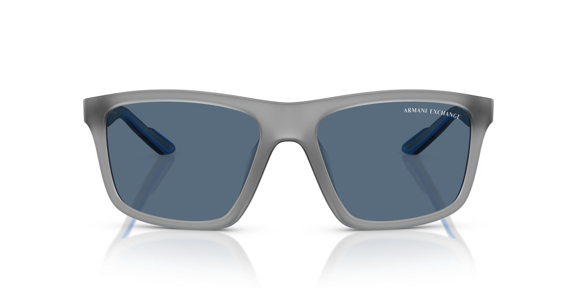 AX4149SU Matte Opalescent Grey KunststoffSunglass Frames von B24, Vorderansicht