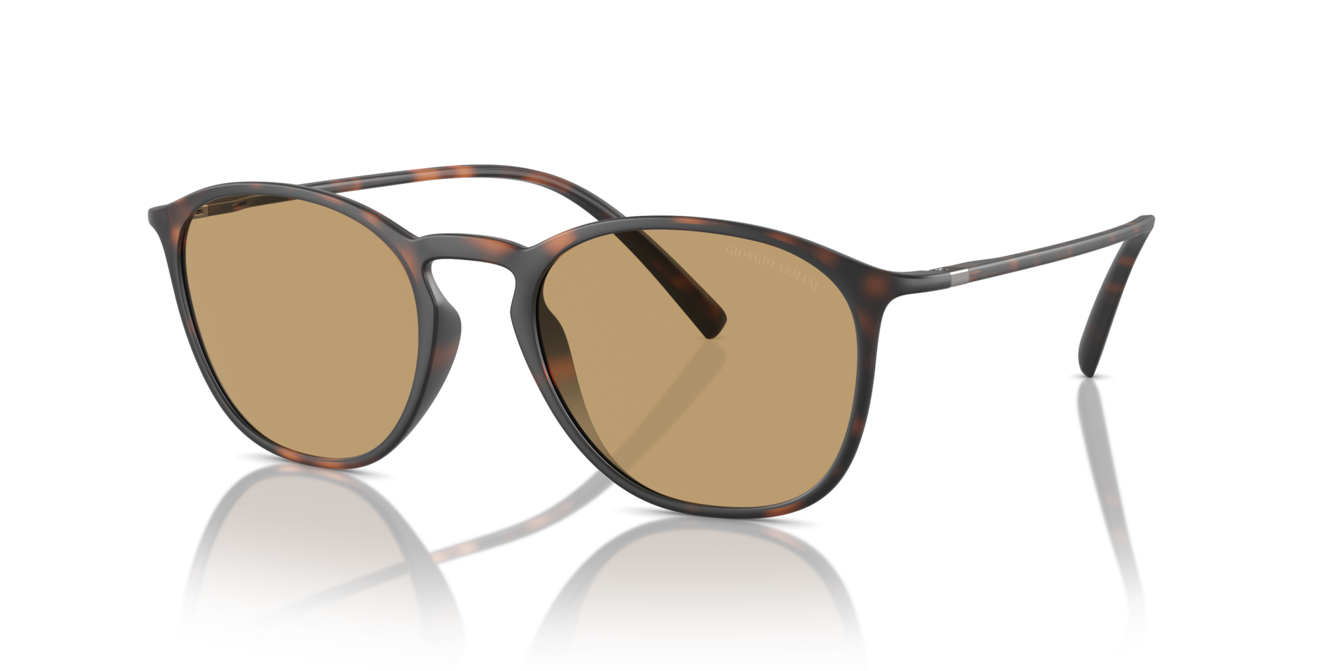 AR8186U Havana KunststofSunglass Frames van B24, Hoekweergave