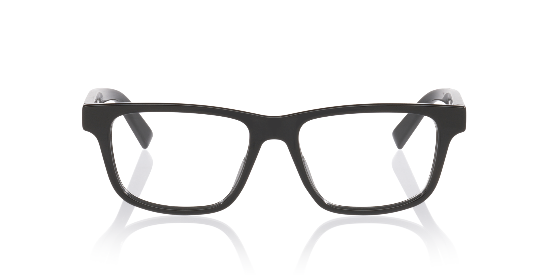 GG1987O Zwart KunststofEyeglass Frames van B24, Vooraanzicht
