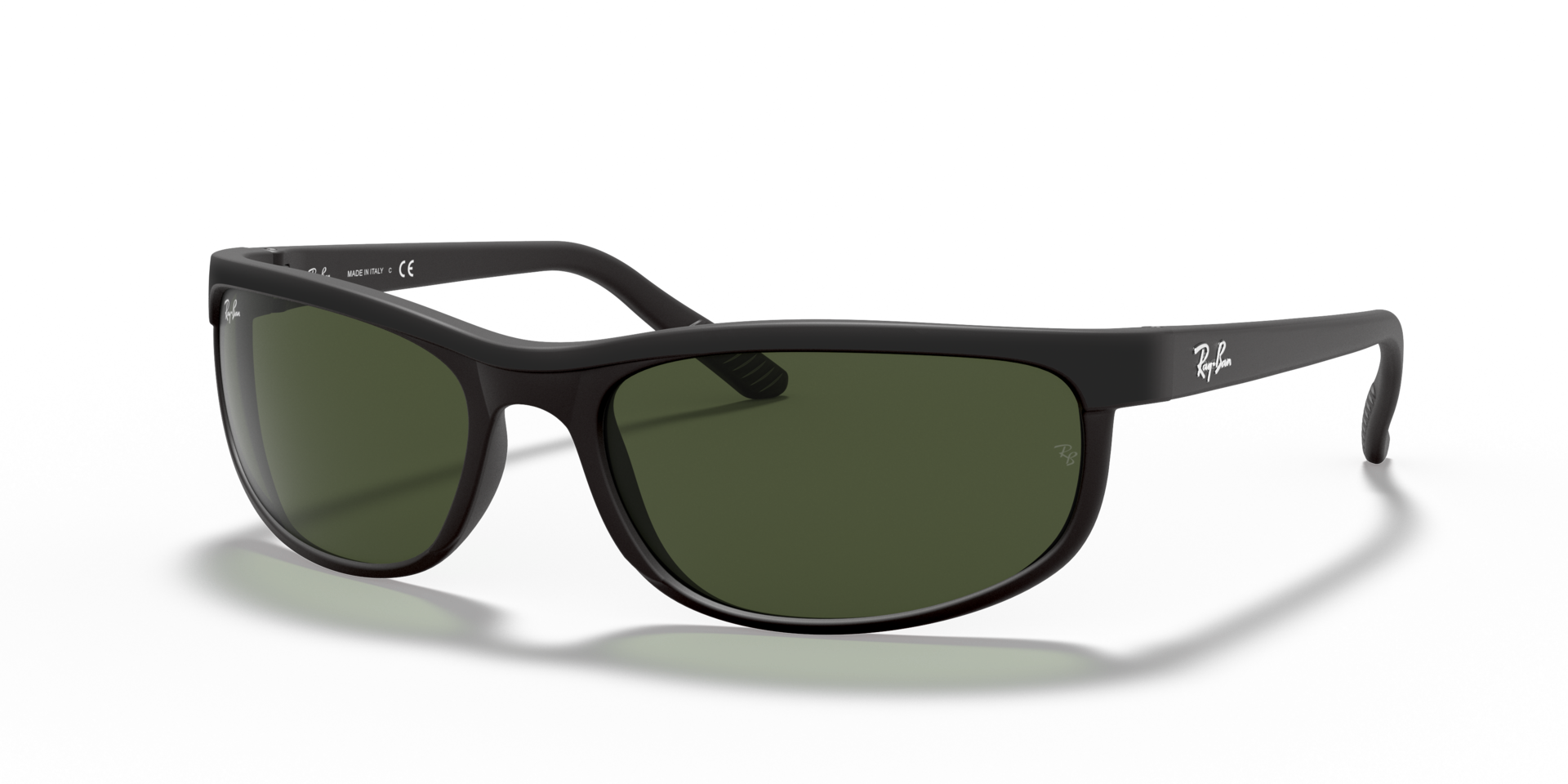 RB2027 Zwart KunststofSunglass Frames van B24, Hoekweergave