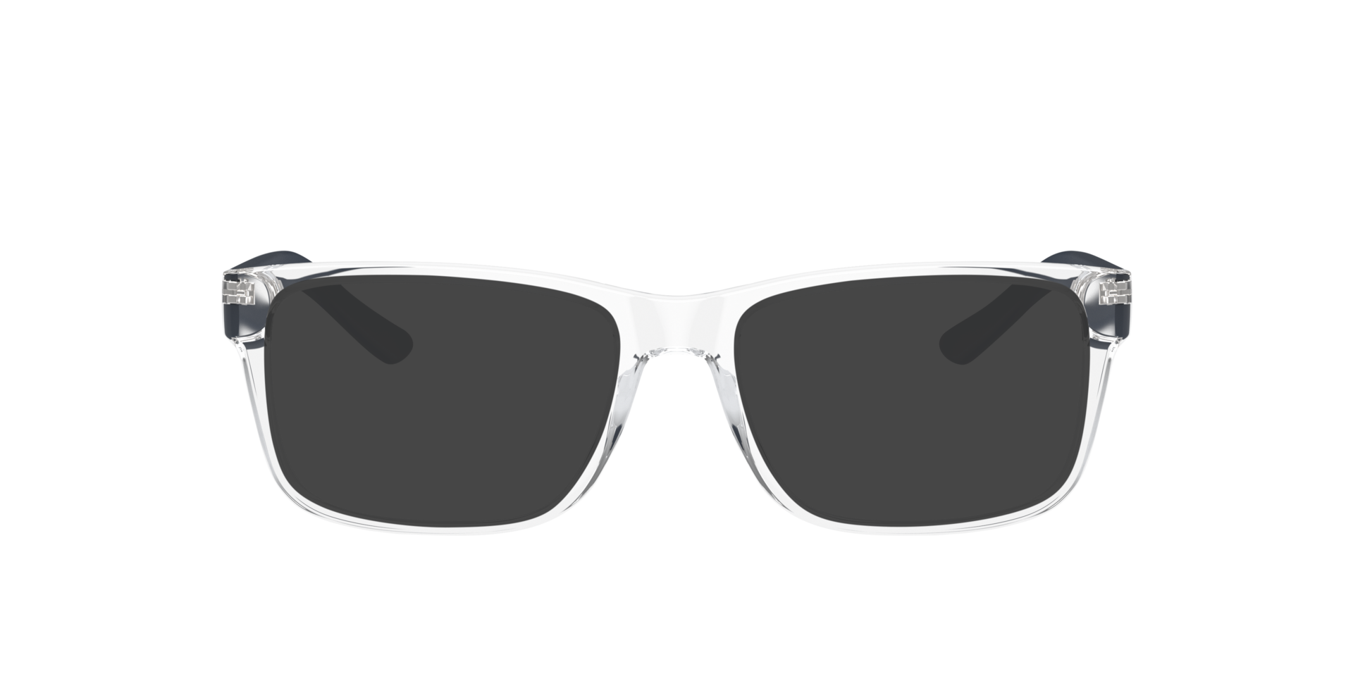 AX3016 Crystal glänzend KunststoffEyeglass Frames von B24, mit getönten Gläsern