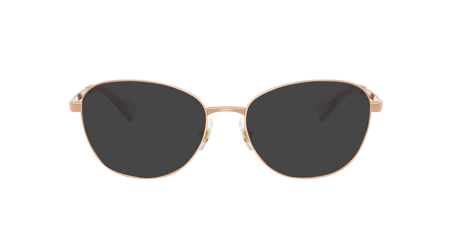 RA6063 Roségoud MetaalEyeglass Frames van B24, met getinte lenzen