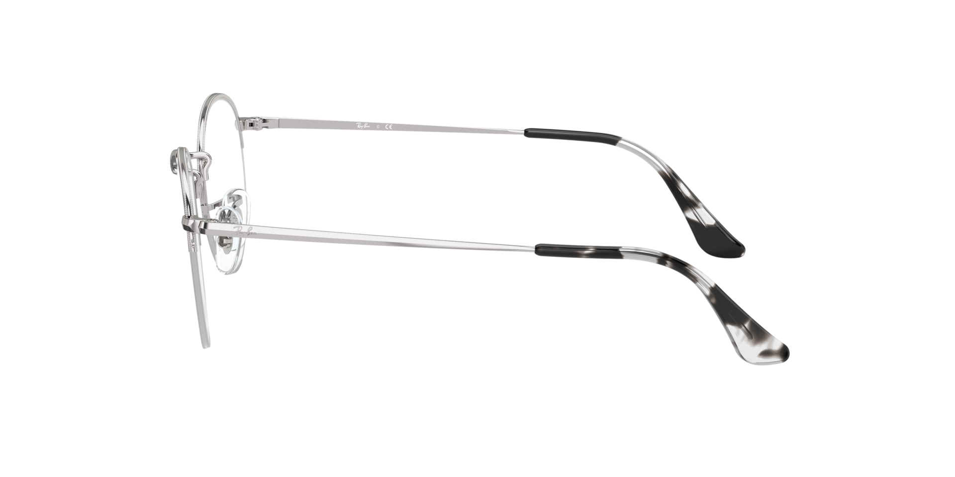 RB3947V Silber MetallEyeglass Frames von B24, Seitenansicht