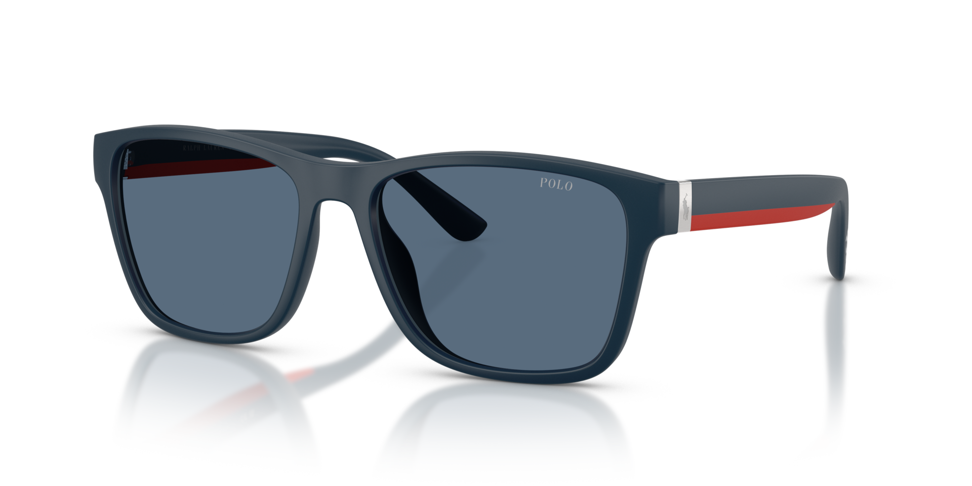 PH4229U Mat marineblauw KunststofSunglass Frames van B24, Hoekweergave