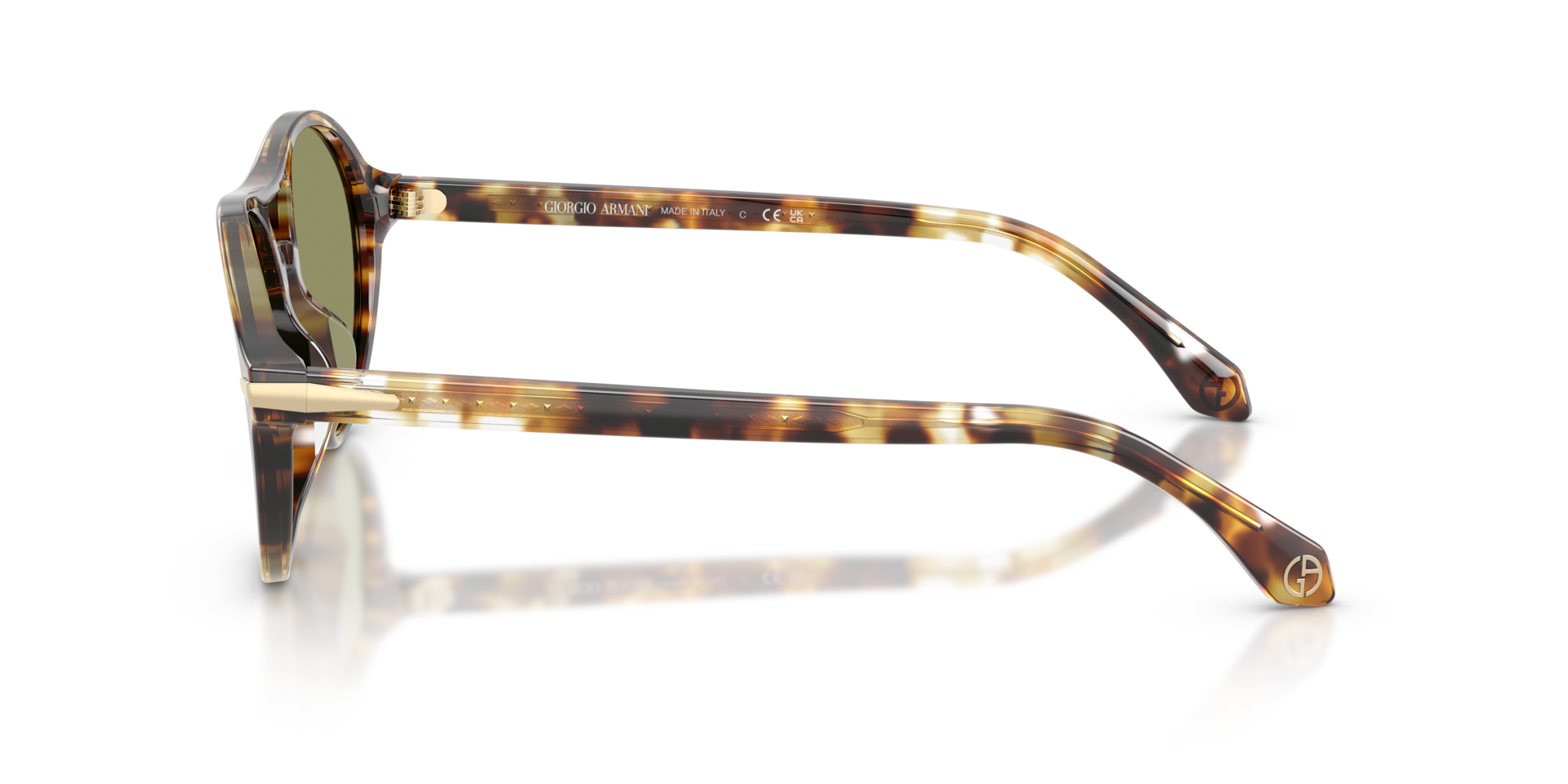 AR8236U Yellow Havana AcetatSunglass Frames von B24, Seitenansicht