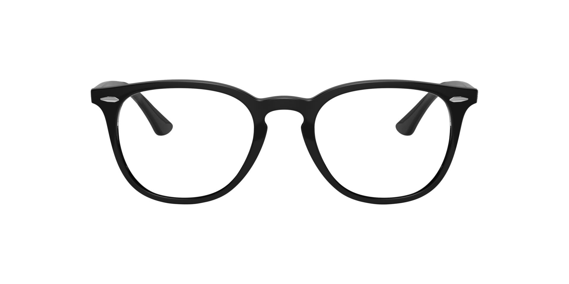 RB7159 Schwarz KunststoffEyeglass Frames von B24, Vorderansicht