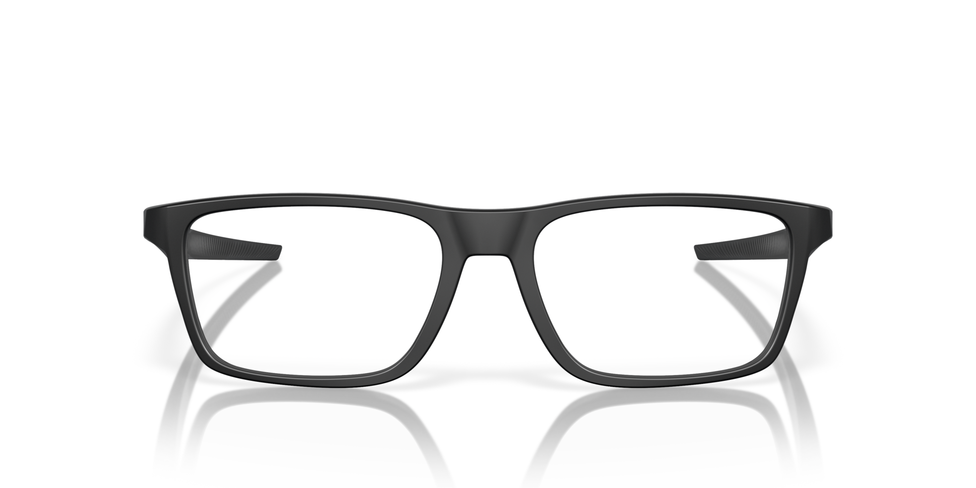 Port Bow Schwarz satiniert KunststoffEyeglass Frames von B24, Vorderansicht