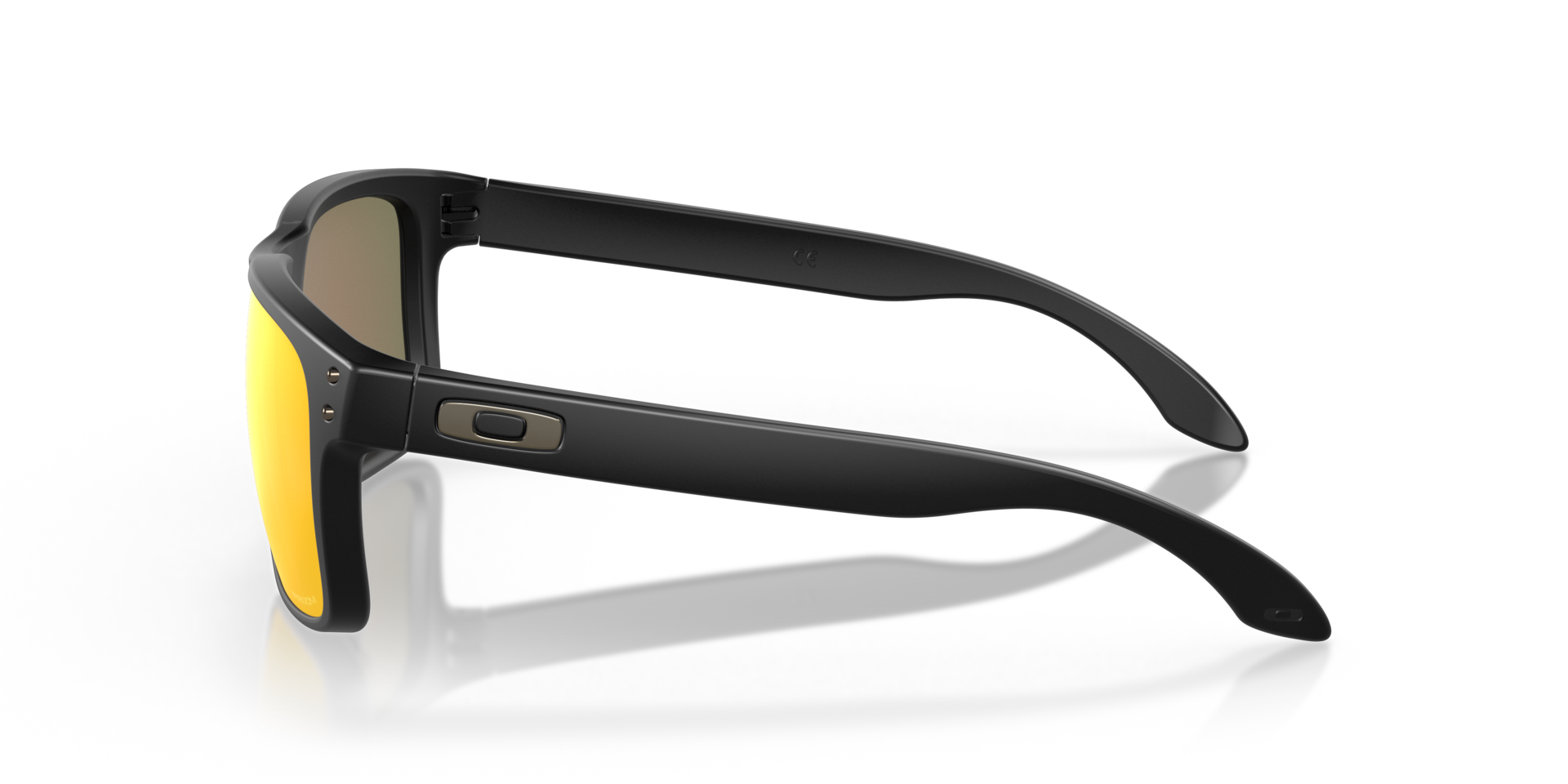 Holbrook™ Matt Schwarz KunststoffEyeglass Frames von B24, Seitenansicht