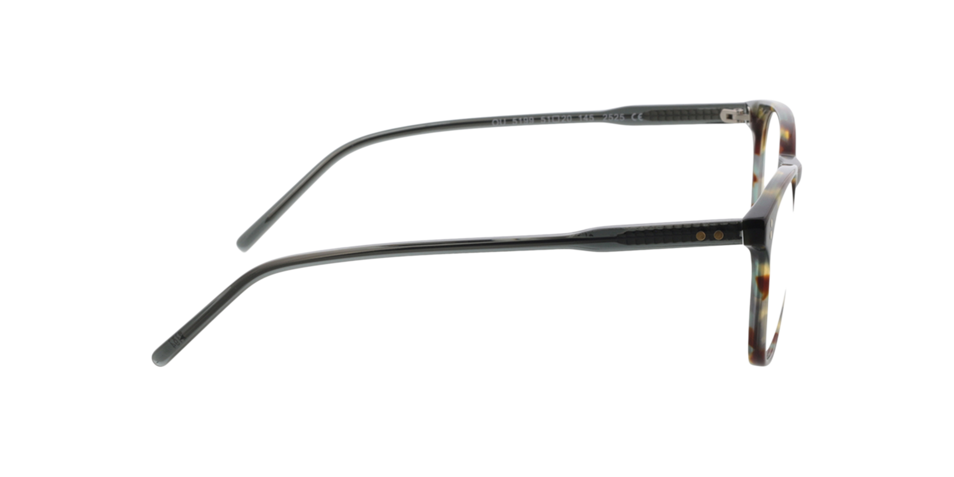 Chelsea Havana Grün AcetatEyeglass Frames von B24, Seitenansicht
