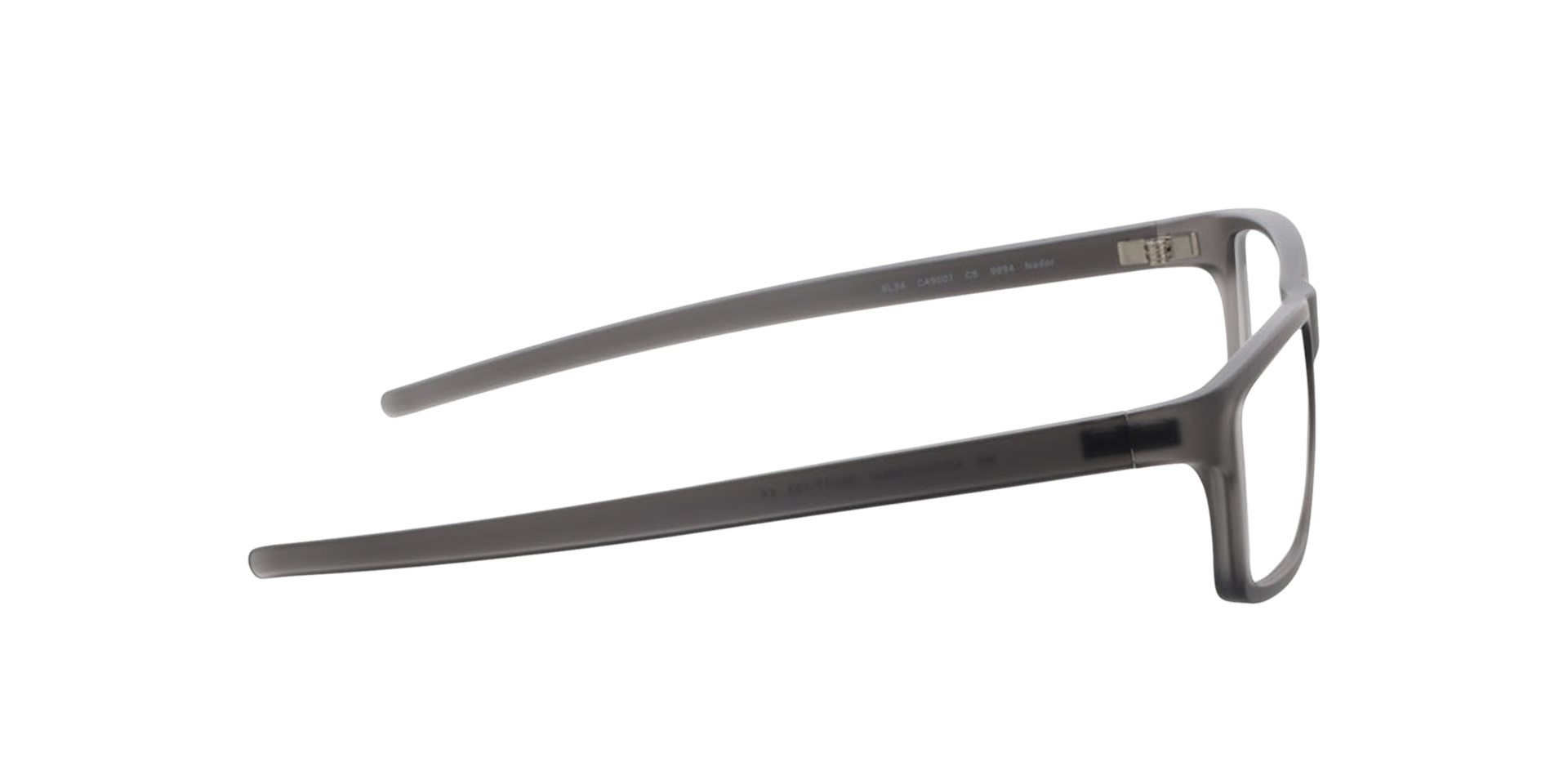 Nador Grijs KunststofEyeglass Frames van B24, Zijaanzicht