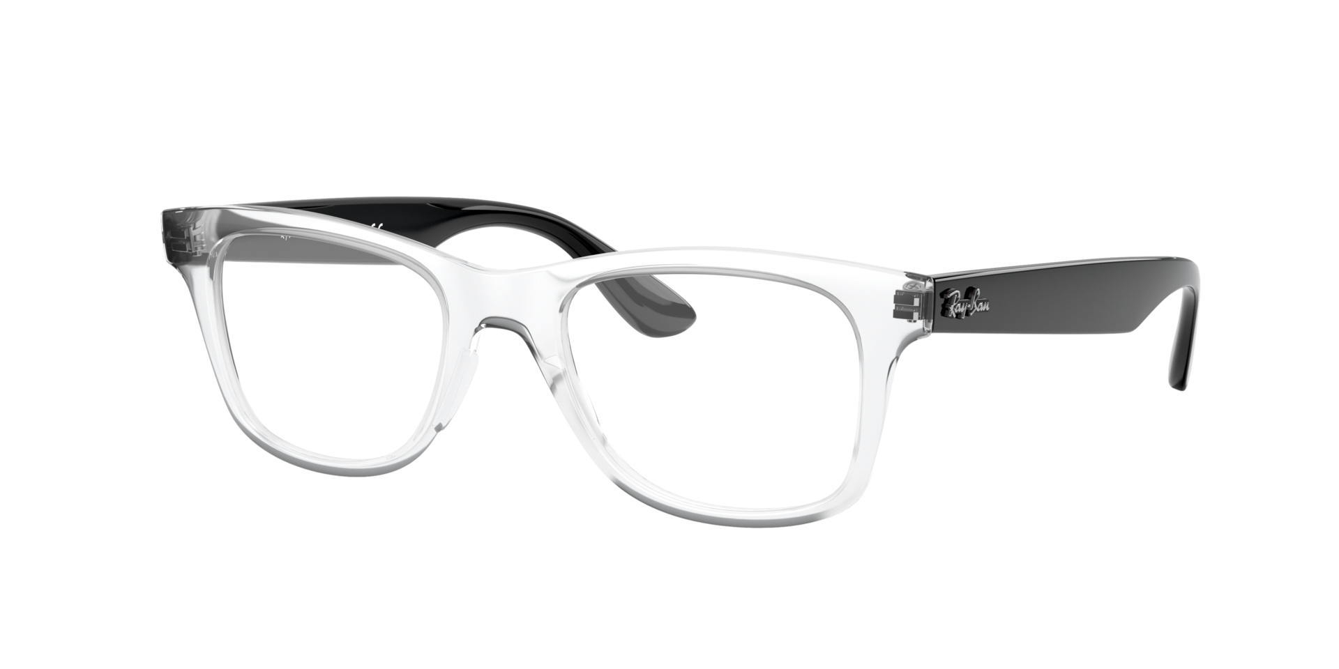 RB4640V Transparent KunststoffEyeglass Frames von B24, Dreiviertelansicht