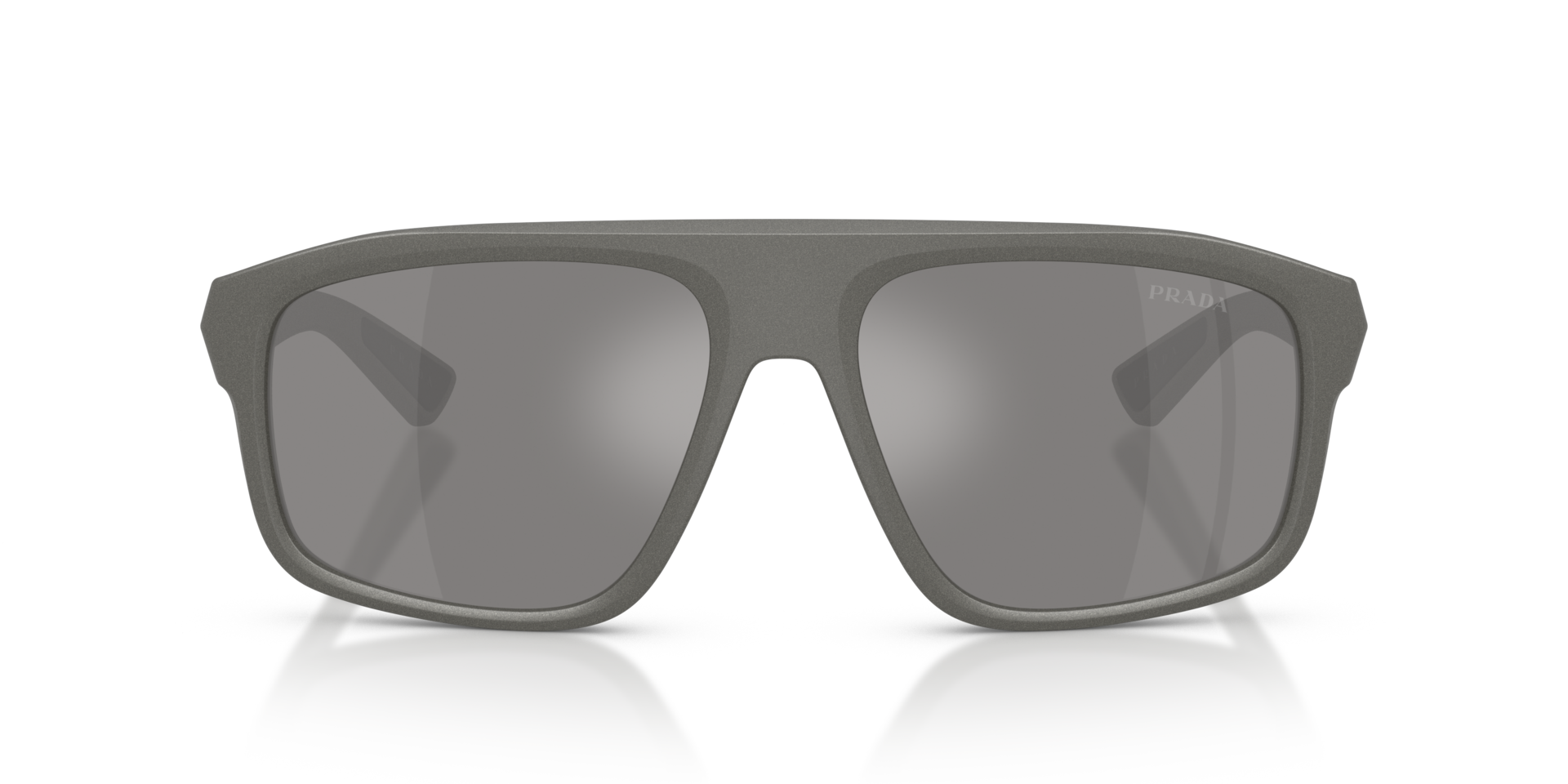 PS B02S Metal Grey KunststoffSunglass Frames von B24, Vorderansicht