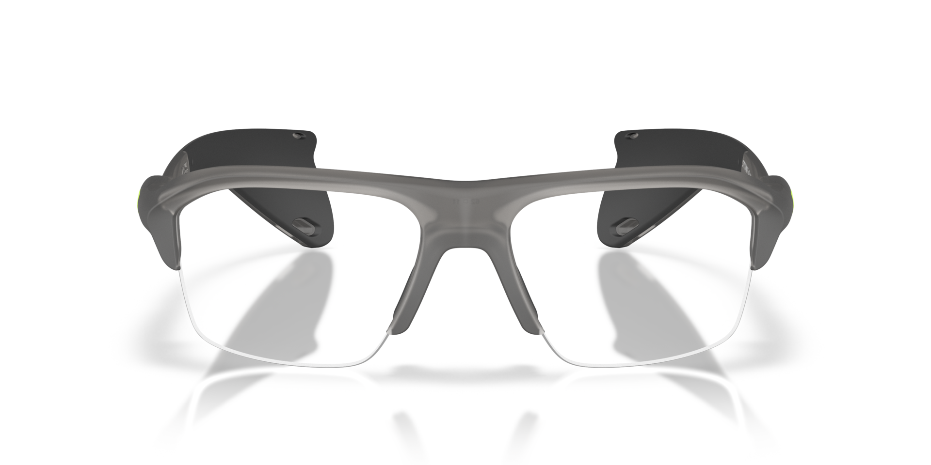 Stunt Glider Satijnglans dofgrijs KunststofEyeglass Frames van B24, Vooraanzicht