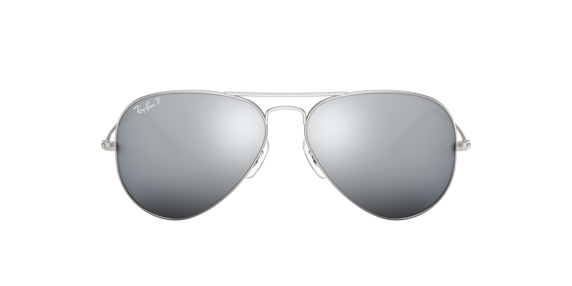 RB3025 Zilver MetaalSunglass Frames van B24, met getinte lenzen