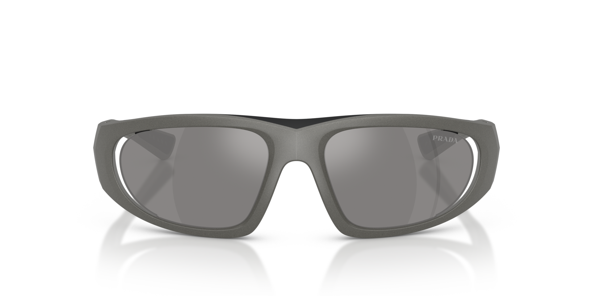 PS B03S Metal Grey KunststoffSunglass Frames von B24, Vorderansicht