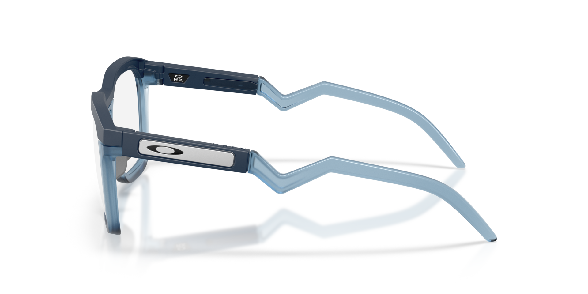 HSTN SQ Matte Abyss KunststofEyeglass Frames van B24, Zijaanzicht