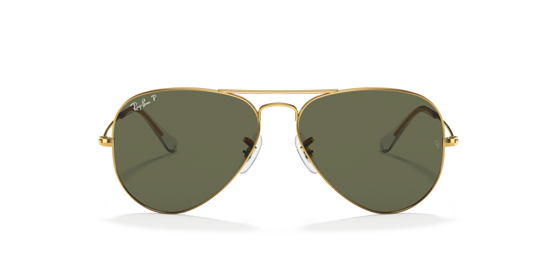 RB3025 Arista Gold MetallSunglass Frames von B24, Vorderansicht