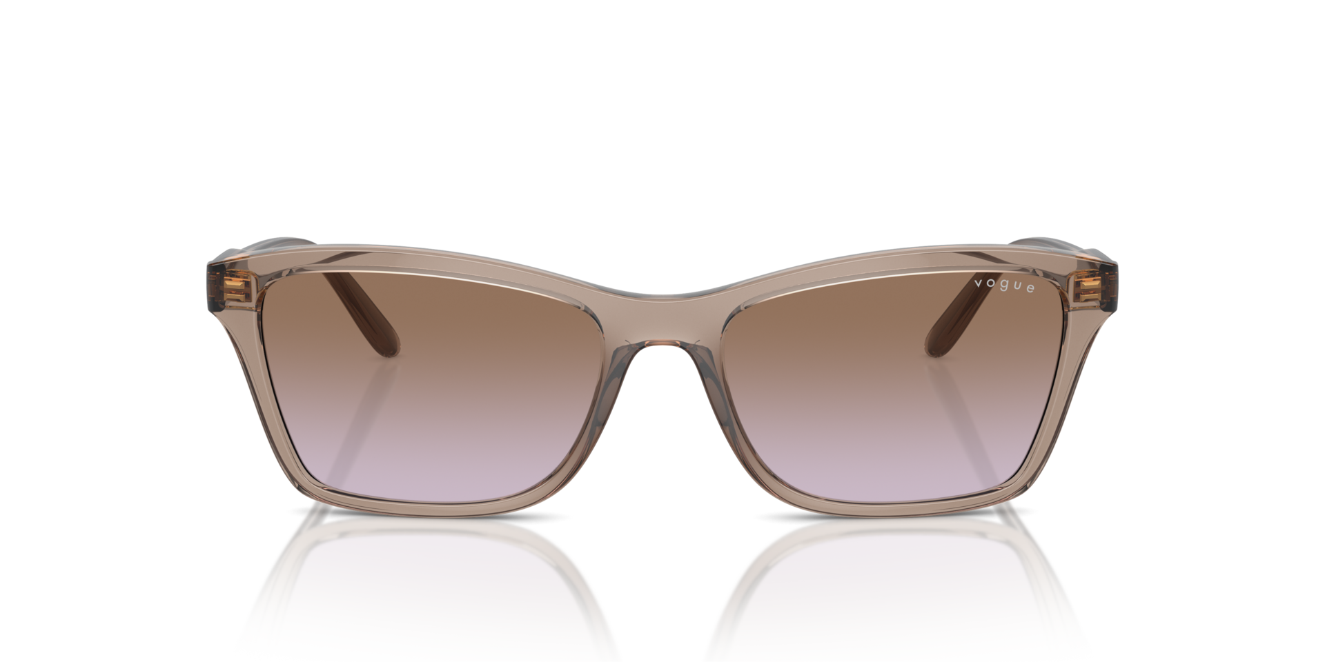 VO5551S Braun transparent KunststoffSunglass Frames von B24, Vorderansicht