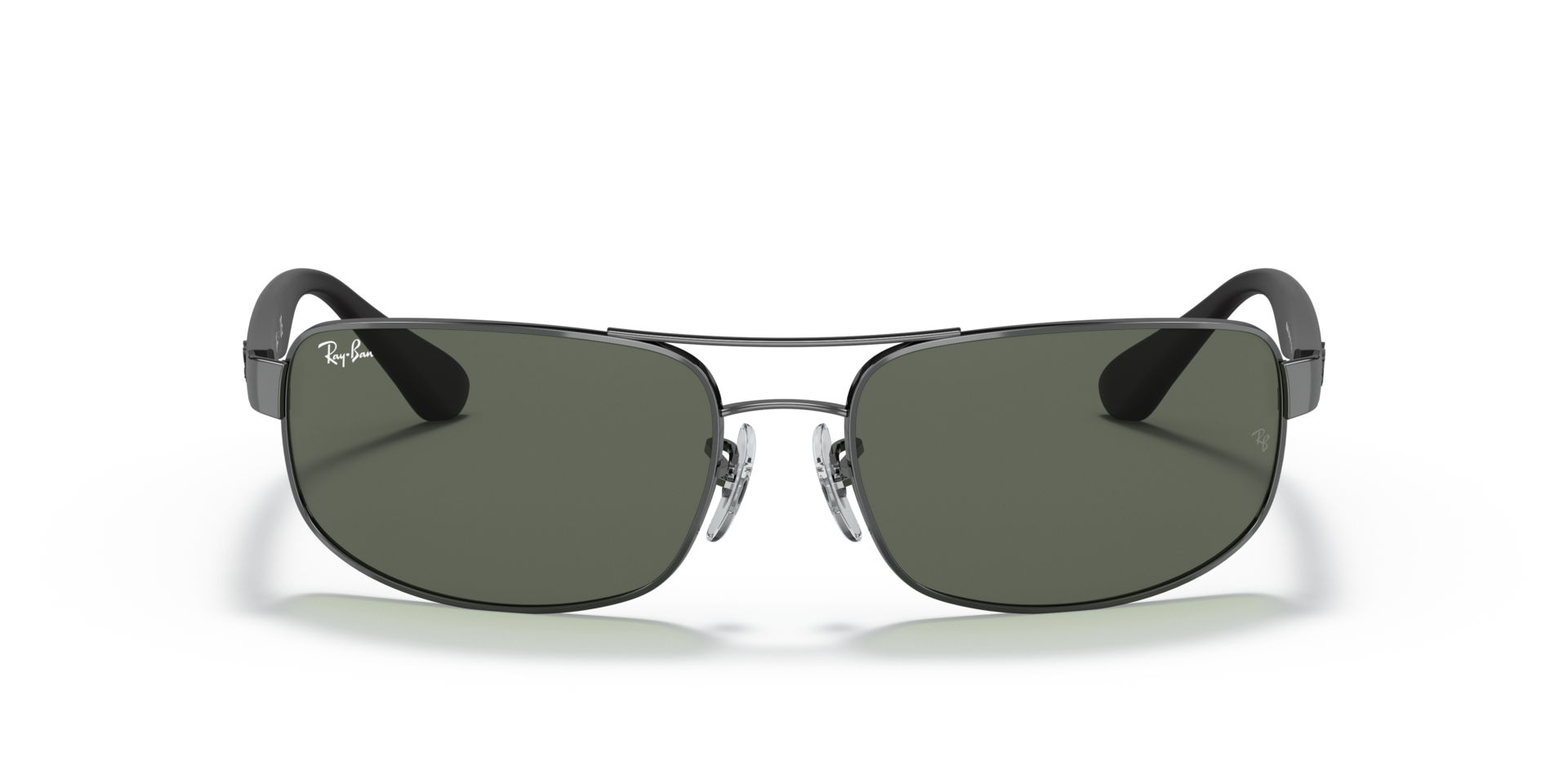 RB3445 Staalgrijs MetaalSunglass Frames van B24, Vooraanzicht