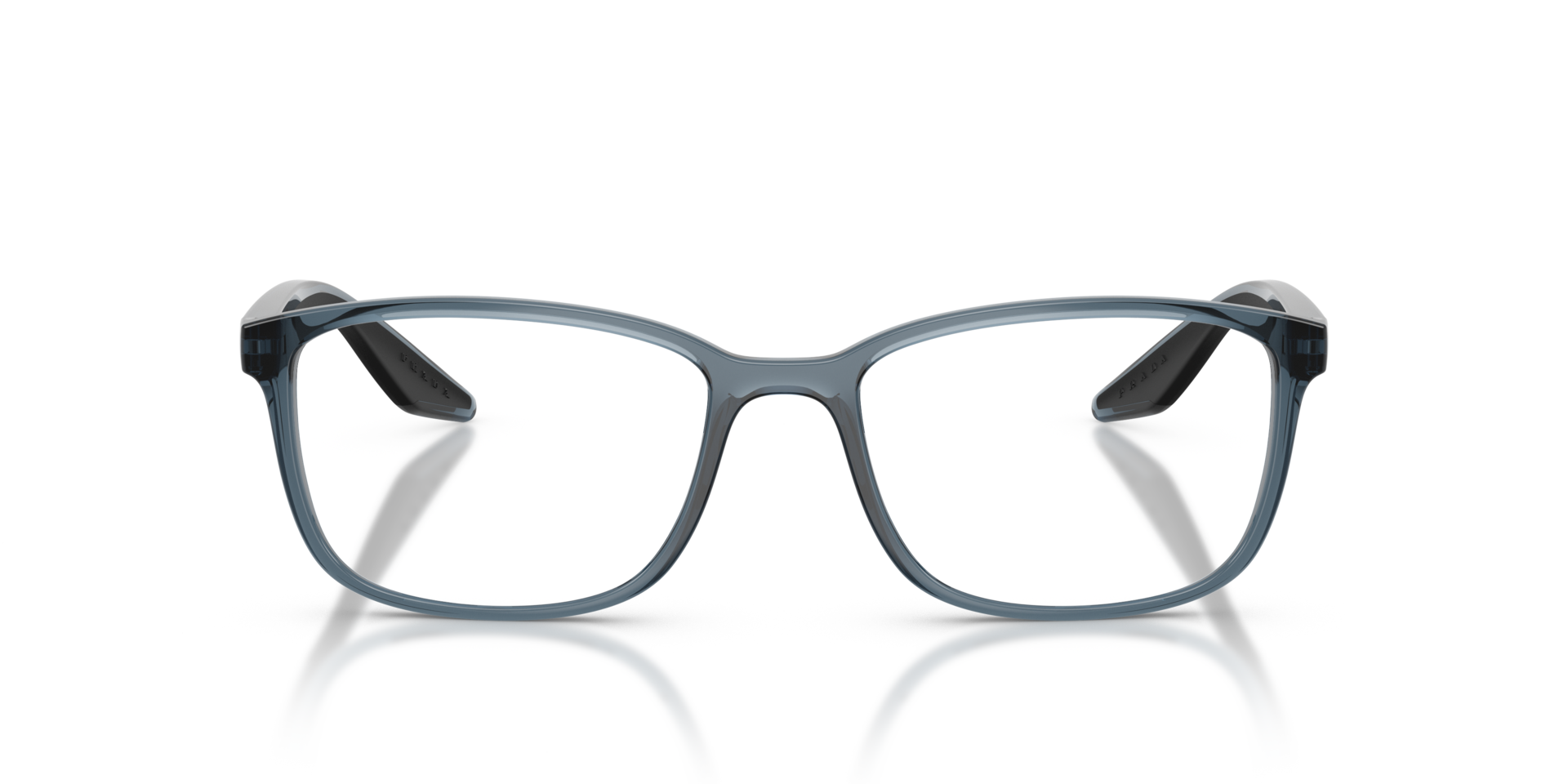 PS 07RV Transparent Azure KunststofEyeglass Frames van B24, Vooraanzicht