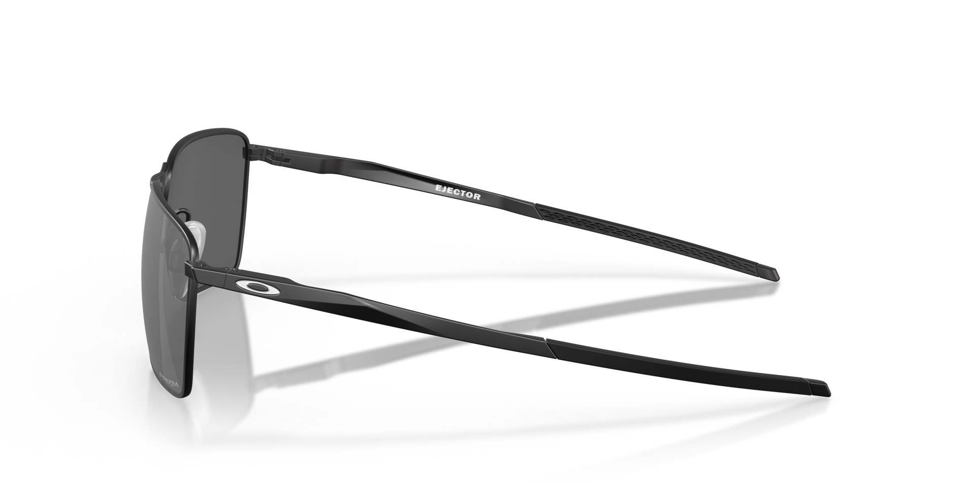 Ejector Satijnglans zwart MetaalSunglass Frames van B24, Zijaanzicht