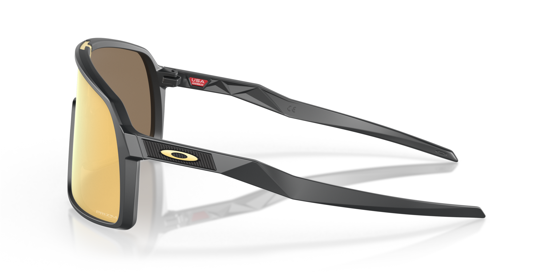 Sutro Matt Carbon KunststoffSunglass Frames von B24, Seitenansicht