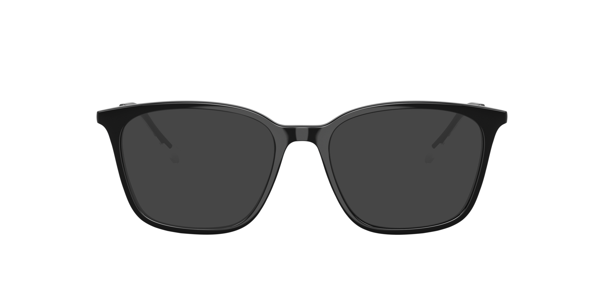 AX3120 Schwarz glänzend KunststoffEyeglass Frames von B24, mit getönten Gläsern