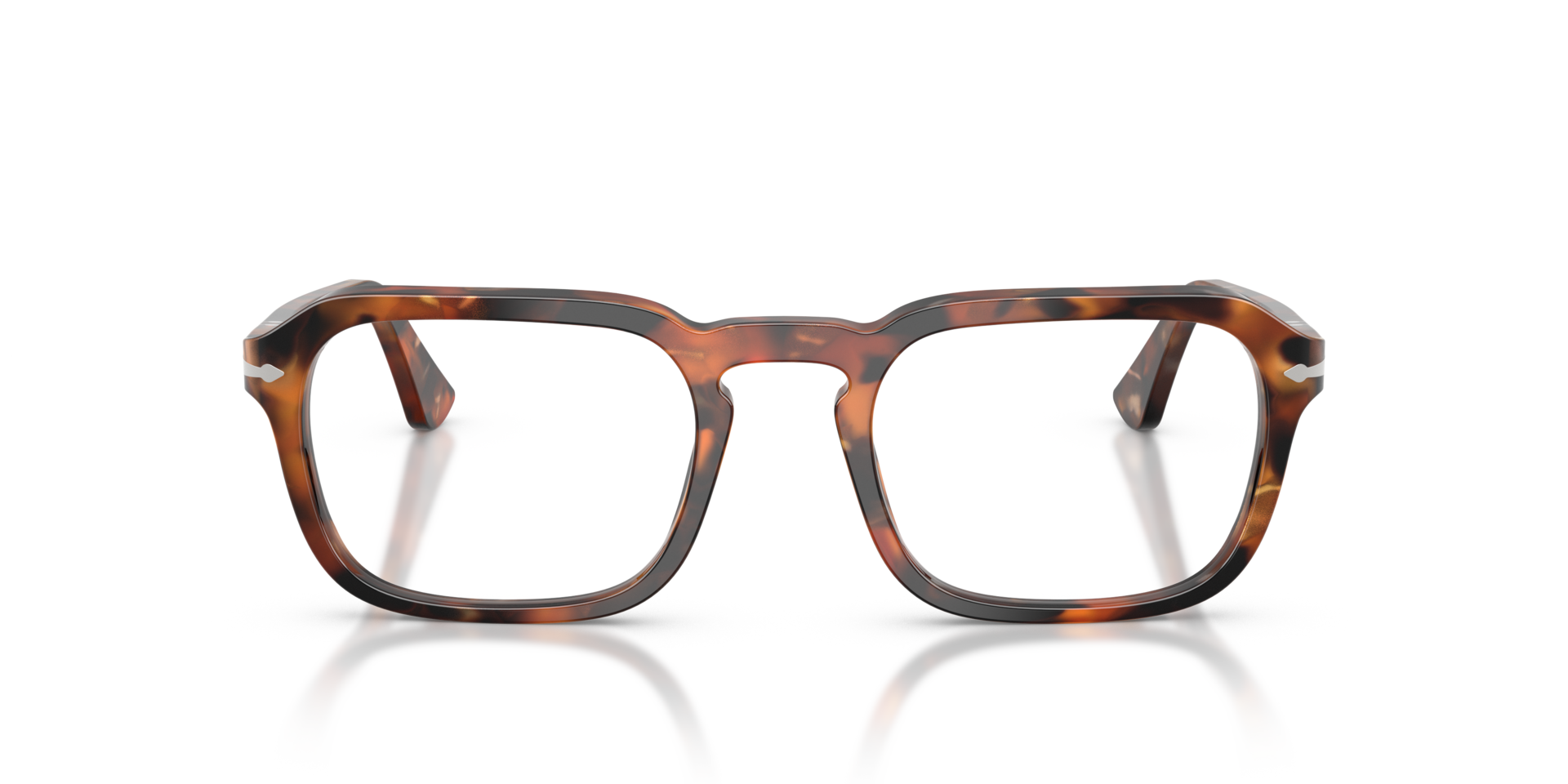 PO3390V Tortoise Brown & Pearl Brown AcetatEyeglass Frames von B24, Vorderansicht