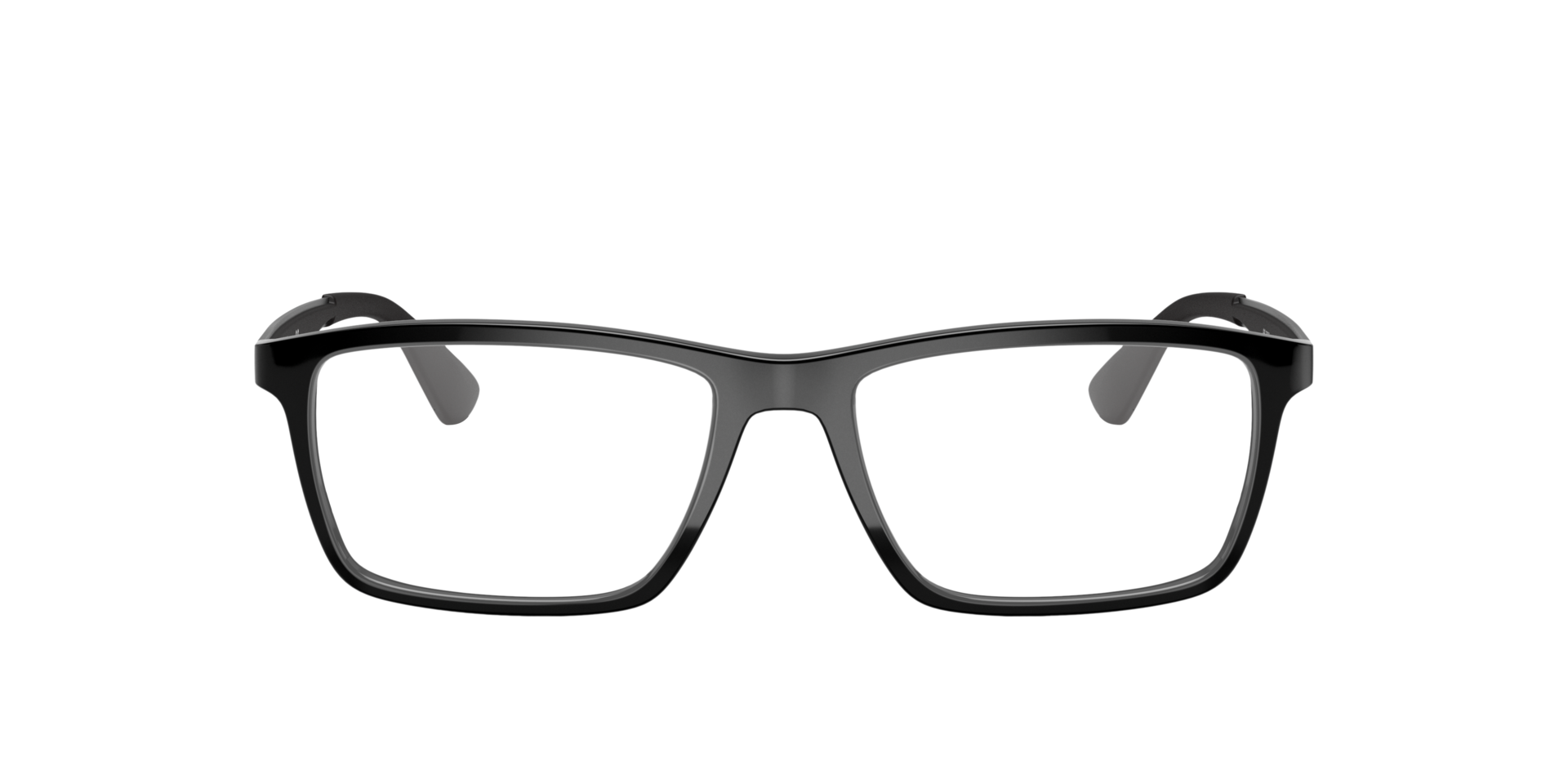 RB7056 Schwarz KunststoffEyeglass Frames von B24, Vorderansicht