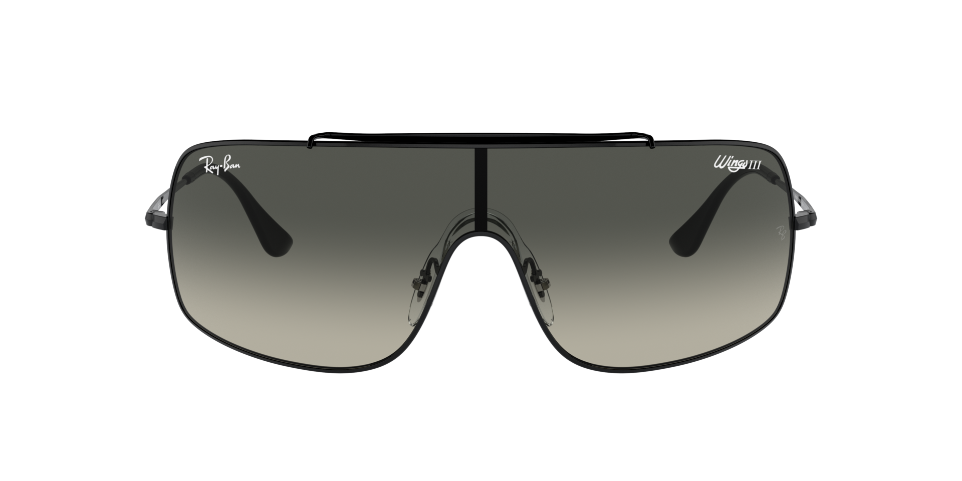 RB3897 Schwarz MetallSunglass Frames von B24, mit getönten Gläsern