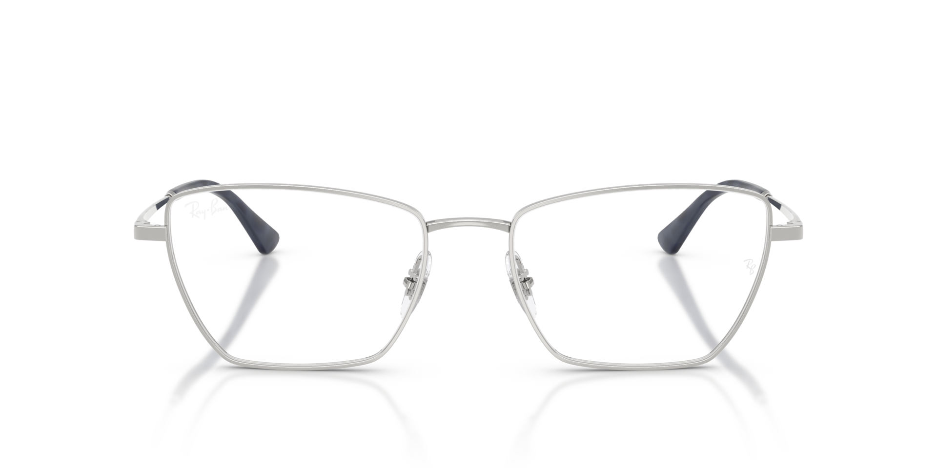 RB6552 Silber MetallEyeglass Frames von B24, Vorderansicht