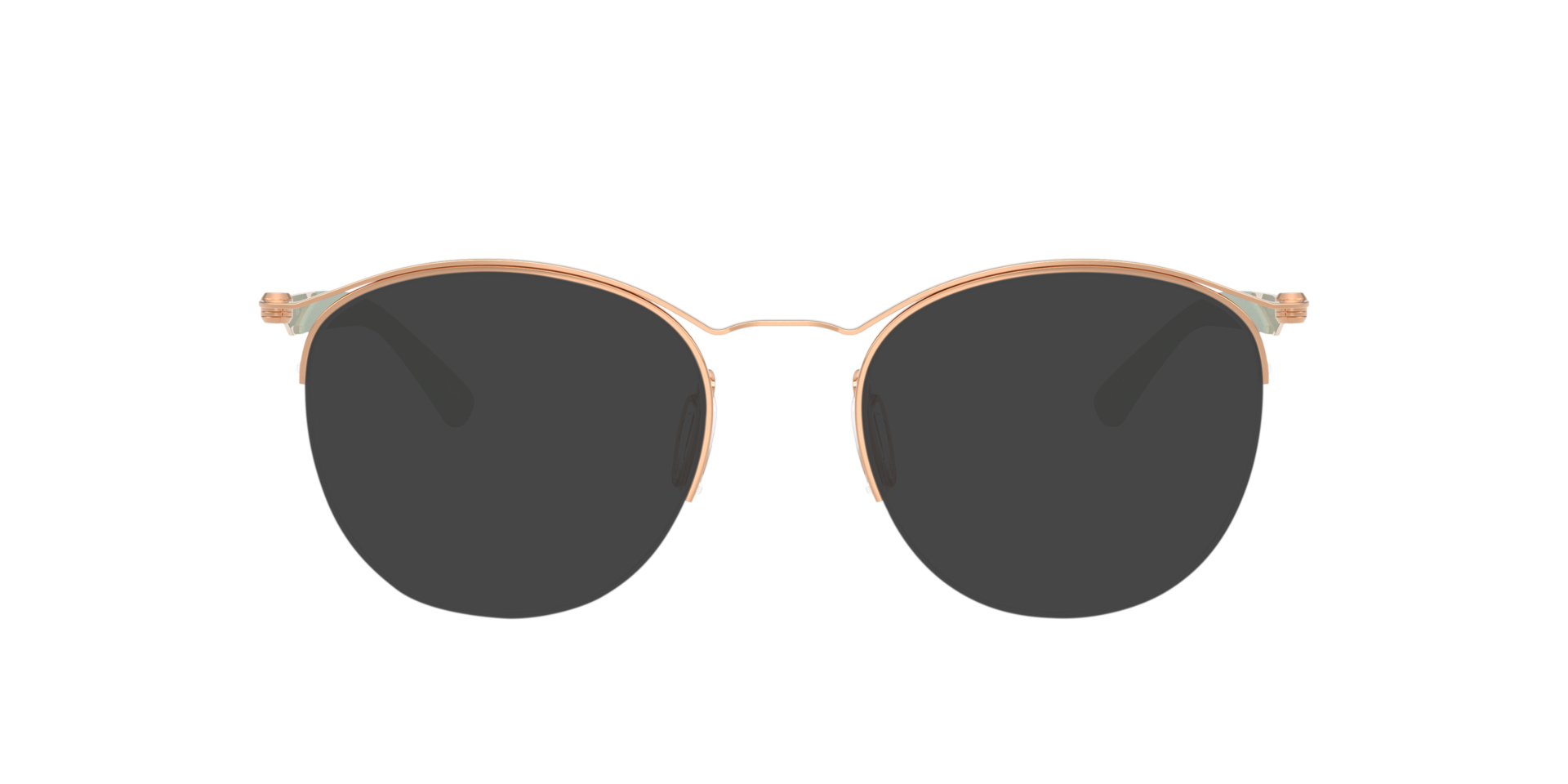 RB7553 Optics Roségoud MetaalEyeglass Frames van B24, met getinte lenzen