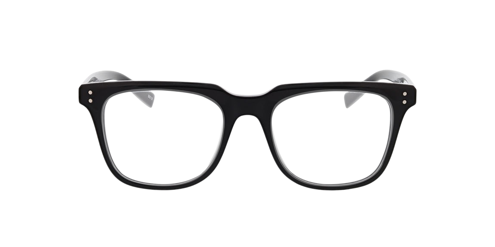Schwarz/Silber George -  Acetate Brillen