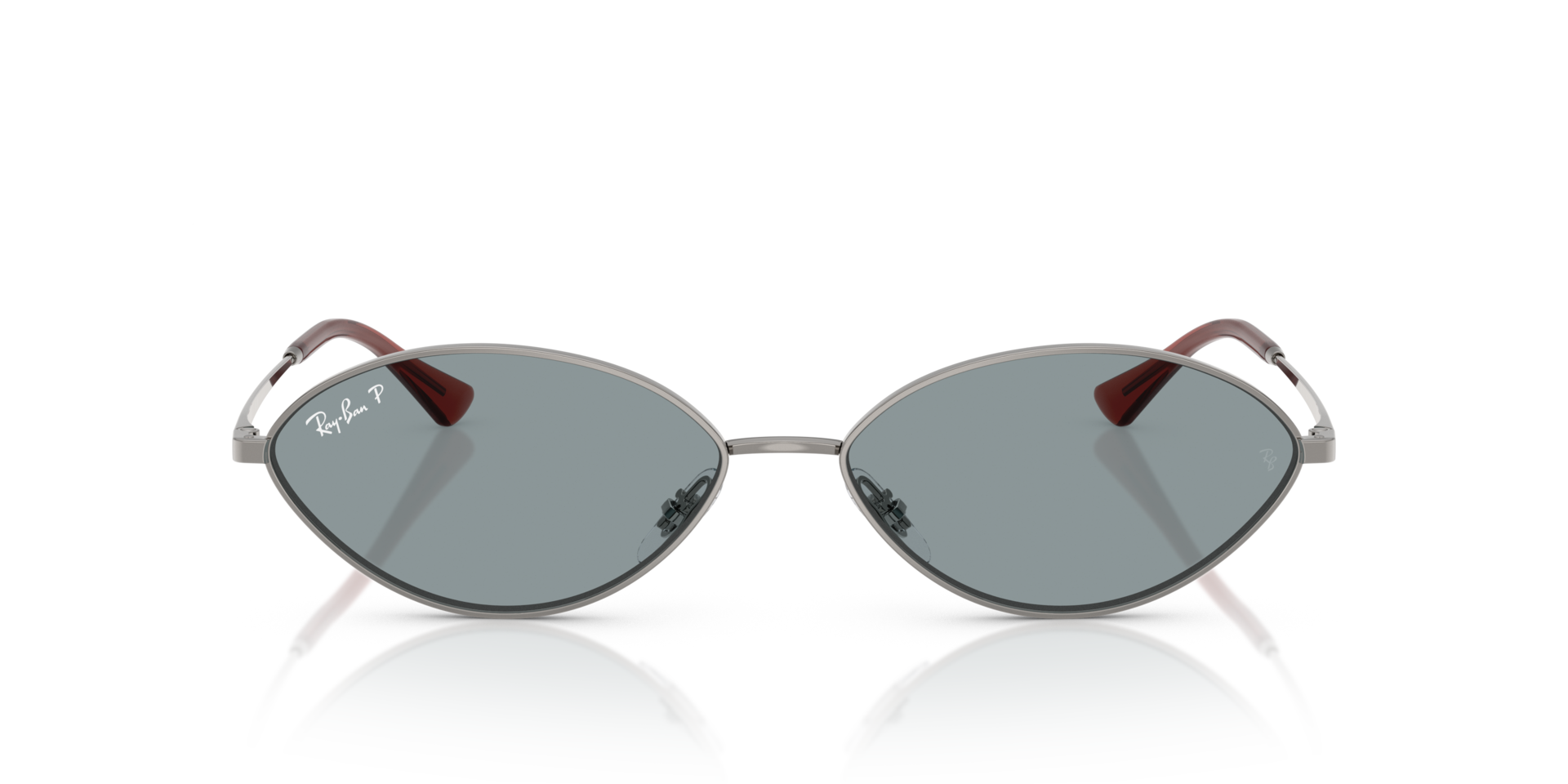 RB3757 Gunmetal MetallSunglass Frames von B24, Vorderansicht