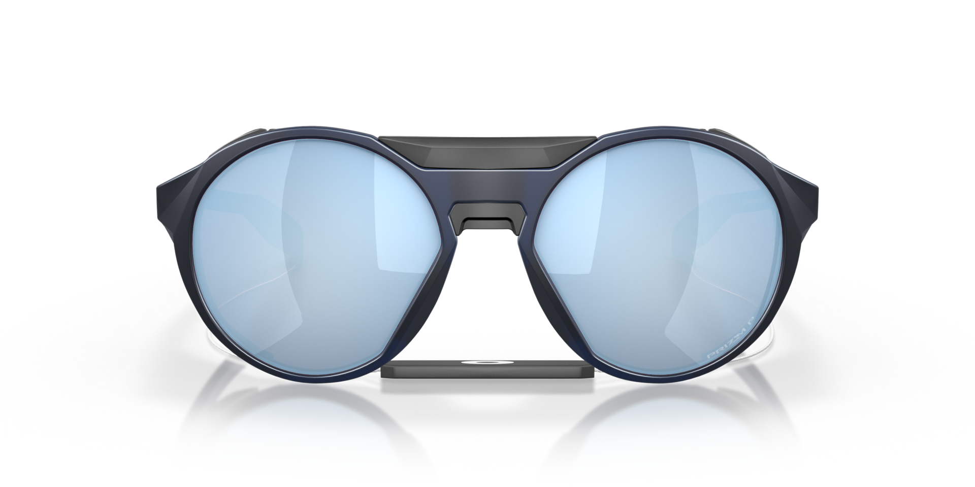 Clifden Matt Blau transluzent KunststoffSunglass Frames von B24, Vorderansicht