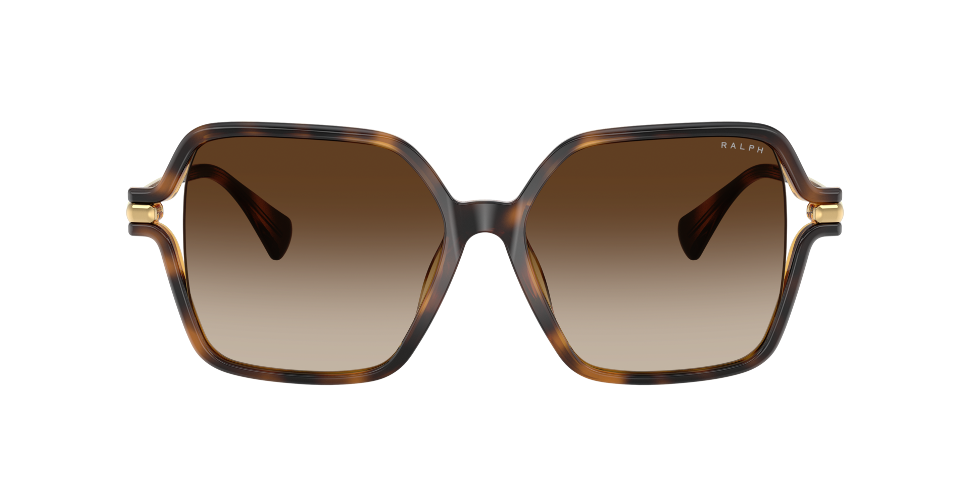 RA5319U Glanzend donker Havana KunststofSunglass Frames van B24, met getinte lenzen