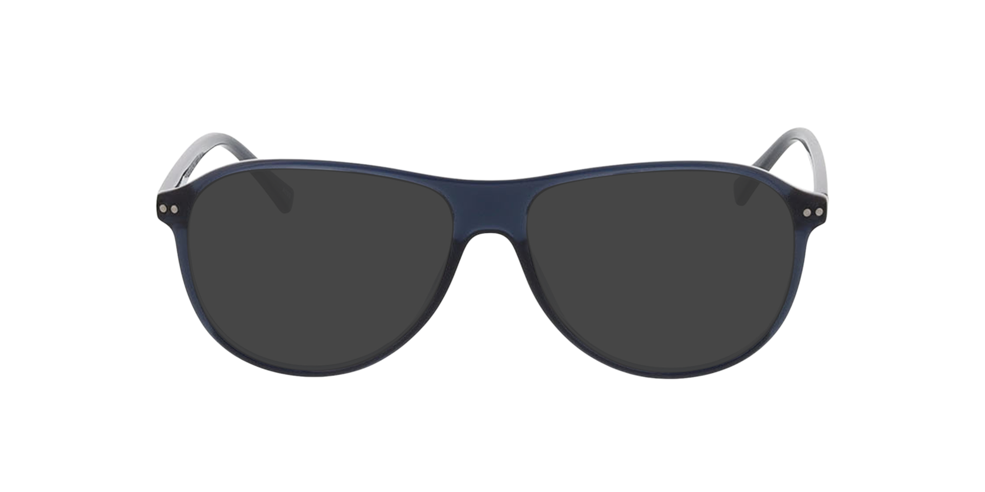 Dallas Kristal donkerblauw KunststofEyeglass Frames van B24, met getinte lenzen