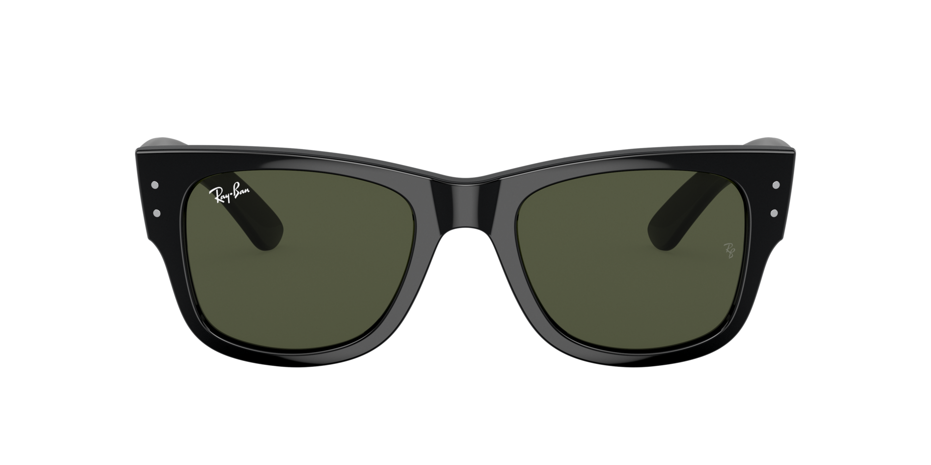 RB0840S Zwart KunststofSunglass Frames van B24, met getinte lenzen